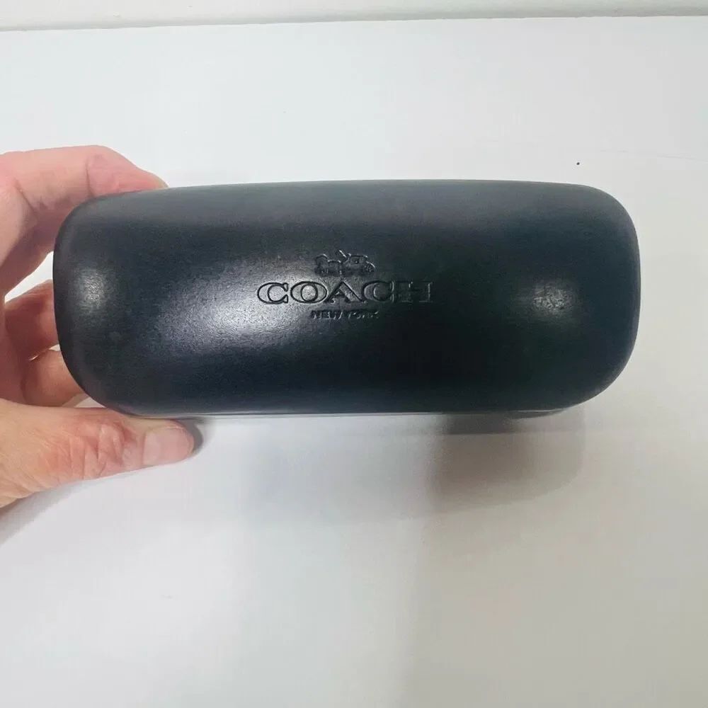 Coach Black Eye Glass Case Hard Case